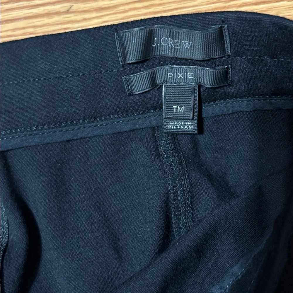 J Crew Pixie Black Skinny Pants Medium Tall